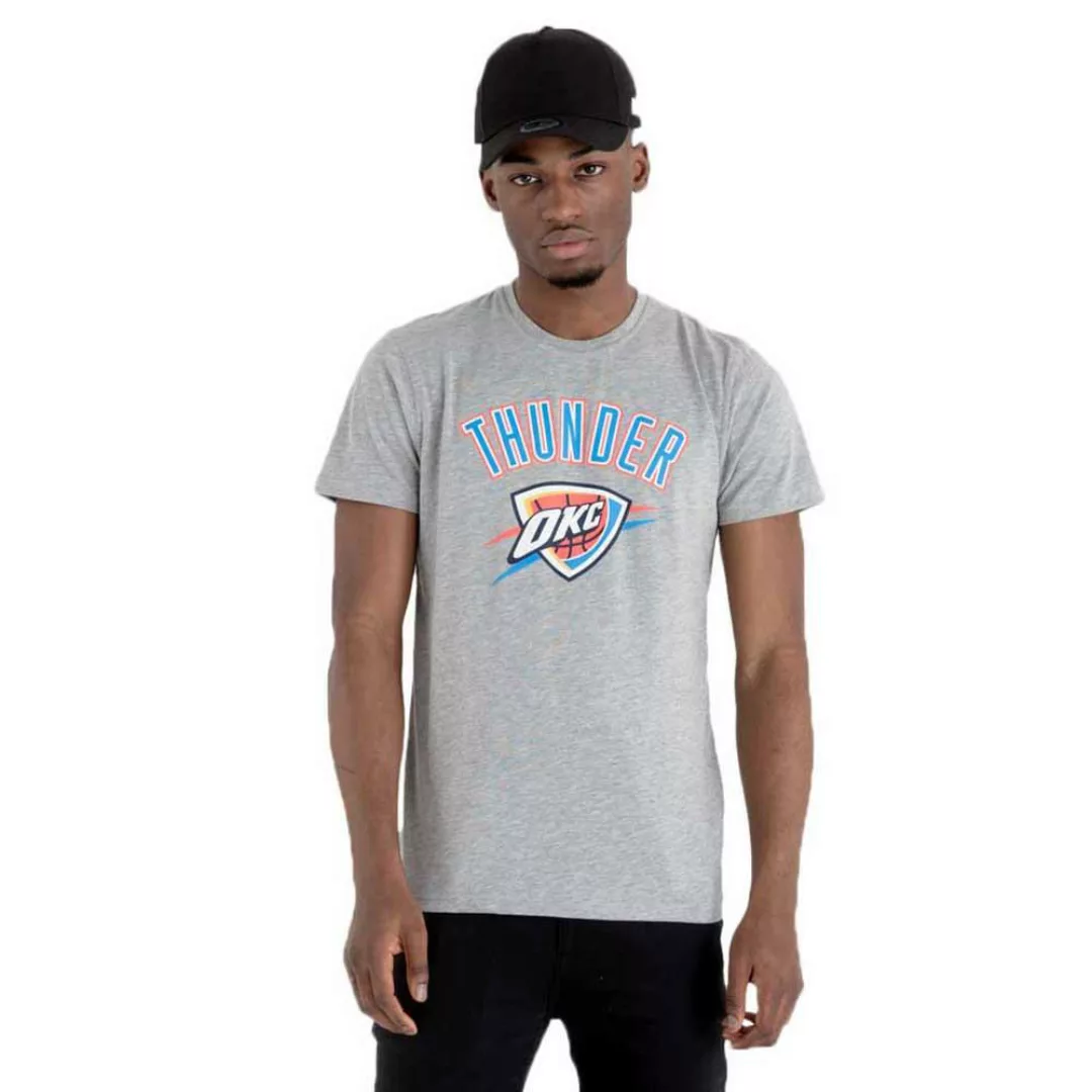 New Era Team Logo Oklahoma City Thunder Kurzärmeliges T-shirt XL Grey günstig online kaufen
