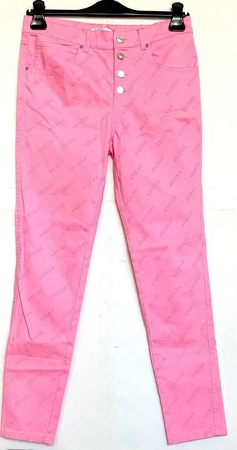 Guess Skinny-fit-Jeans Guess Damen Jeans, Guess 1981 Button Skinny High Jea günstig online kaufen