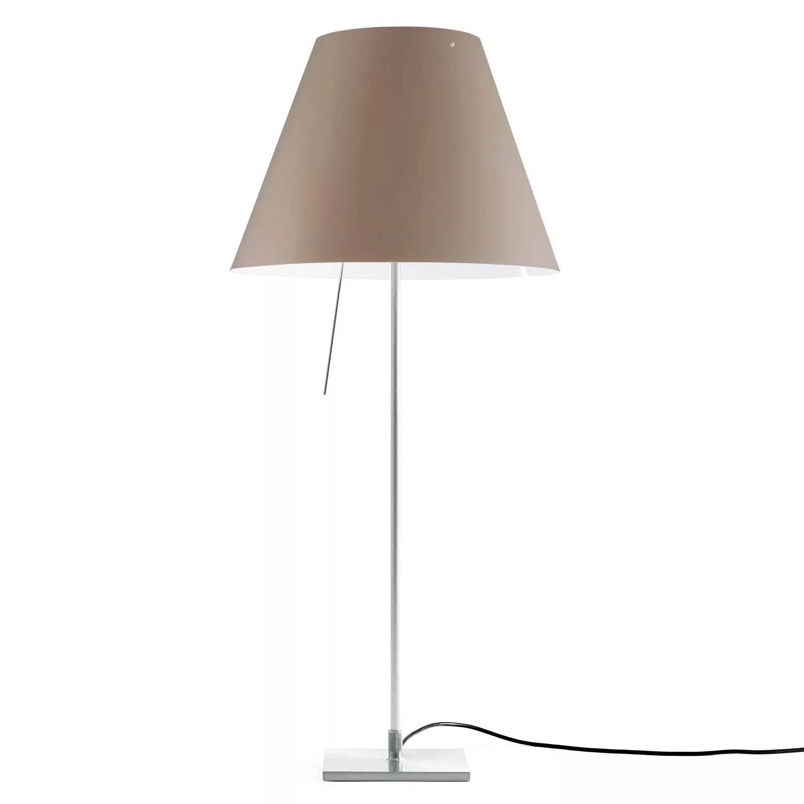 Luceplan Costanza Tischlampe D13if alu/nougat günstig online kaufen