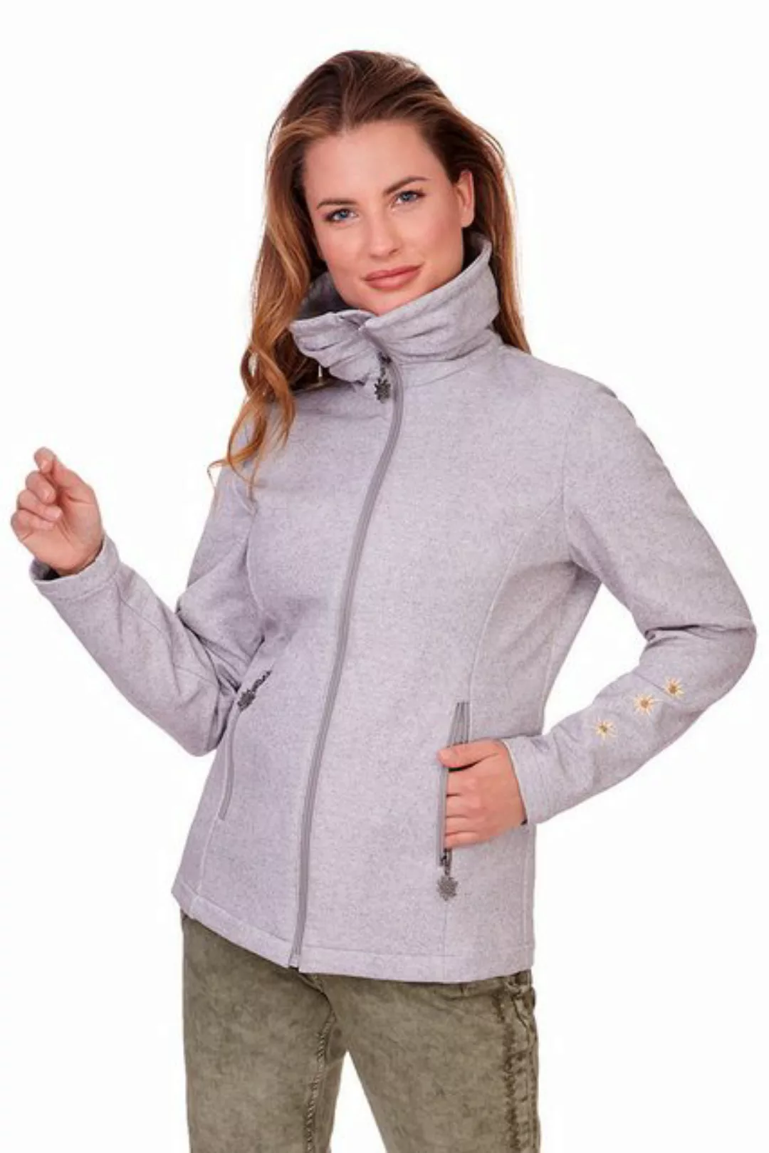 Hangowear Outdoorjacke Softshelljacke Damen - WITTA - hellgrau günstig online kaufen