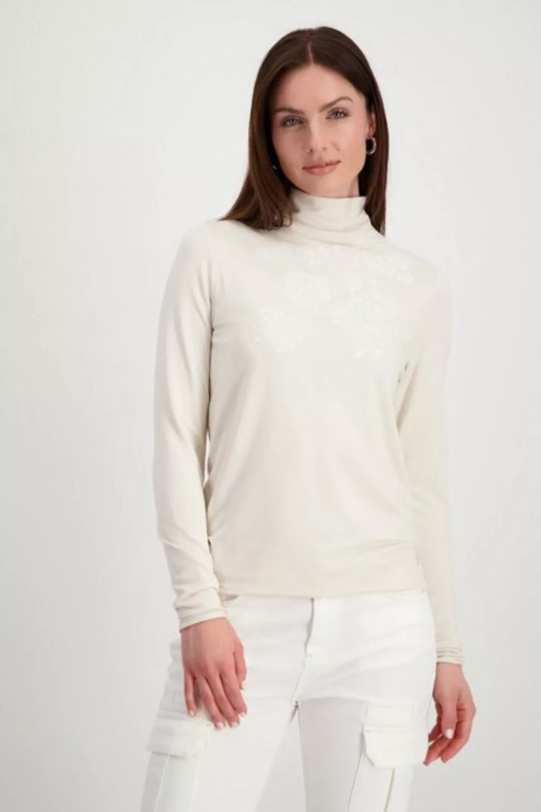 Monari Langarmshirt mit Pailletten günstig online kaufen