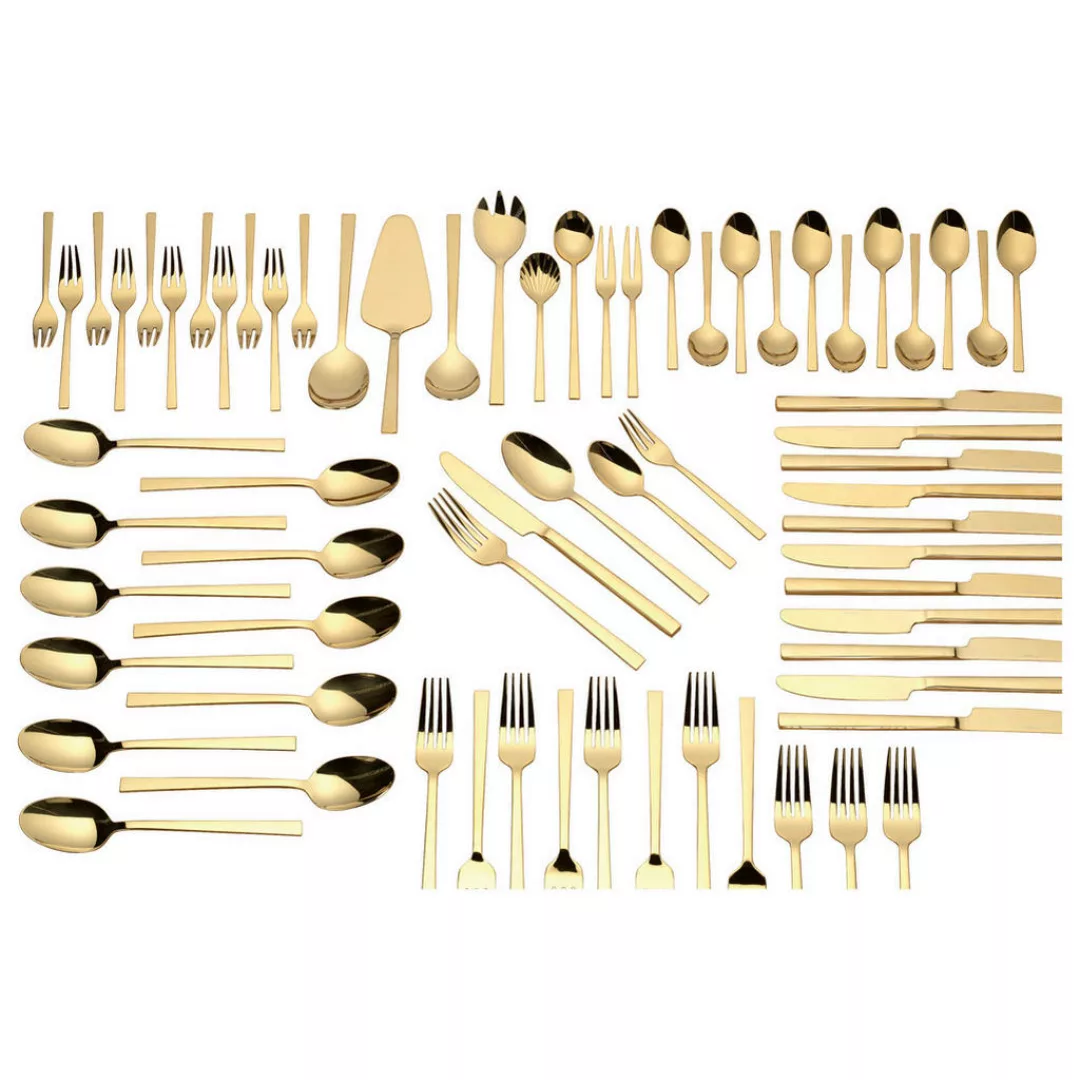 Esmeyer Besteckset Melina gold Edelstahl 68 tlg. günstig online kaufen