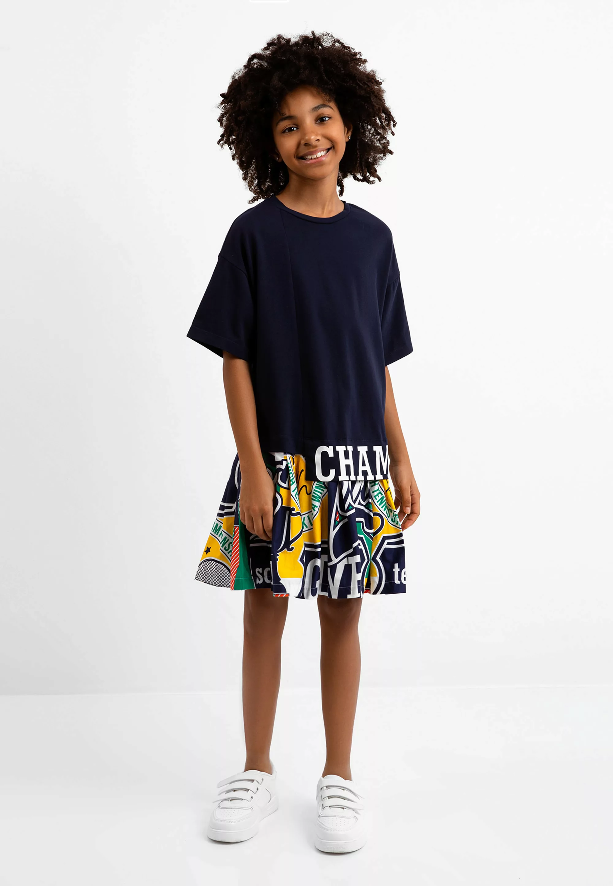 Gulliver Jerseykleid, mit coolen Print-Elementen günstig online kaufen