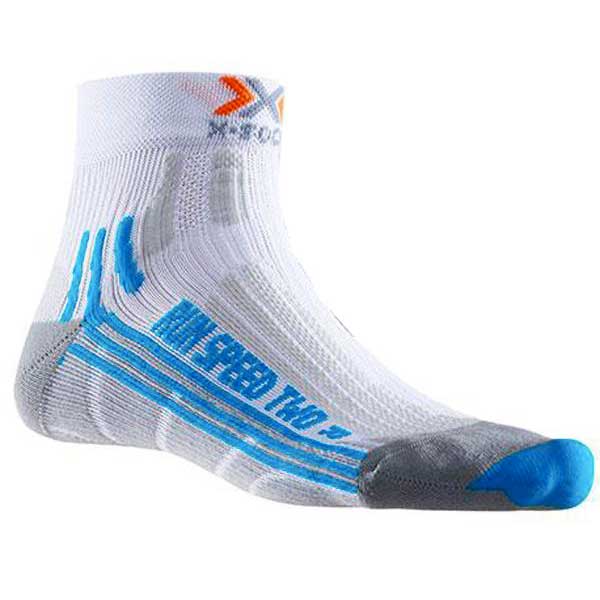 X-socks Run Speed Two Socken EU 35-36 White / Turquoise günstig online kaufen