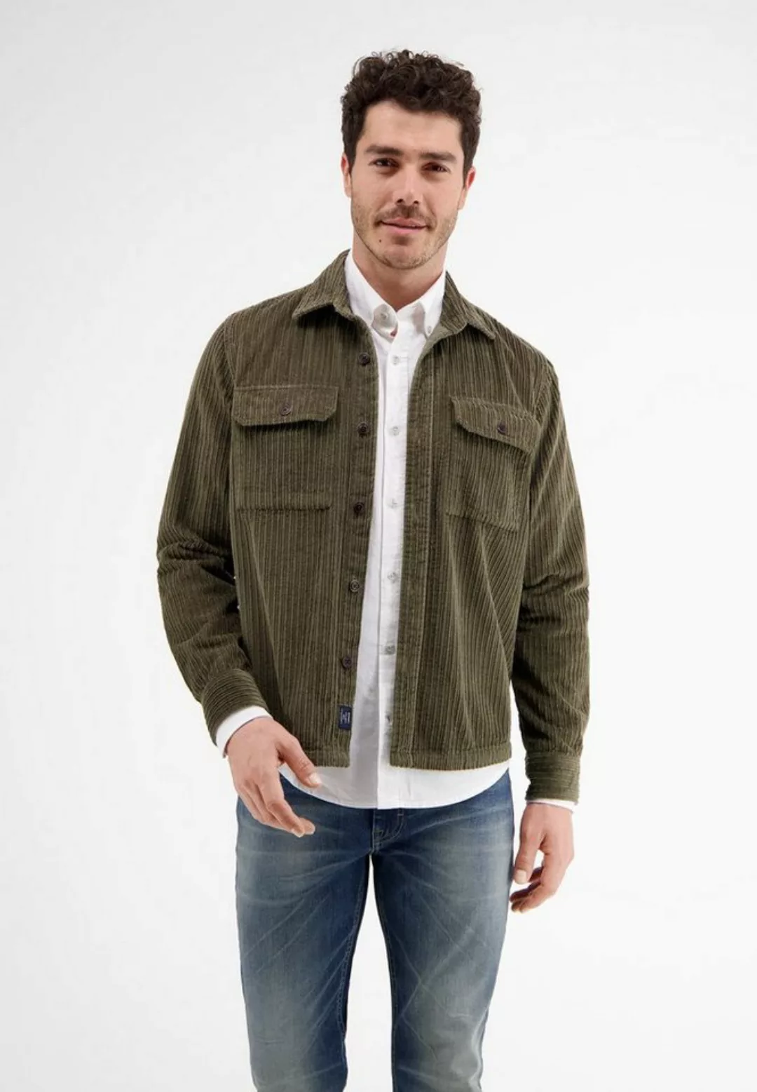 LERROS Langarmhemd "LERROS Overshirt *Corduroy*" günstig online kaufen