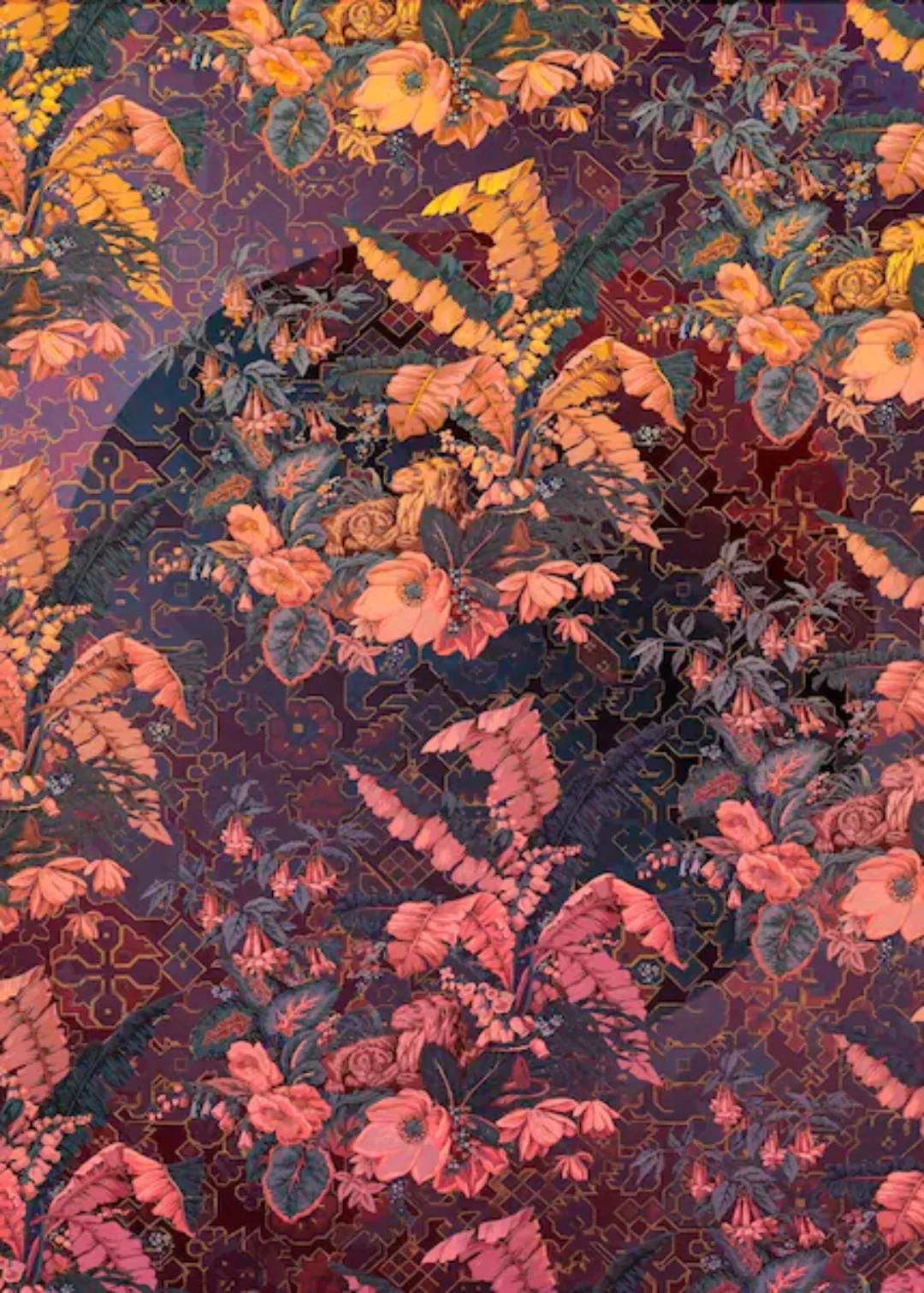 KOMAR Vlies Fototapete - Orient Violet - Größe 200 x 270 cm mehrfarbig günstig online kaufen