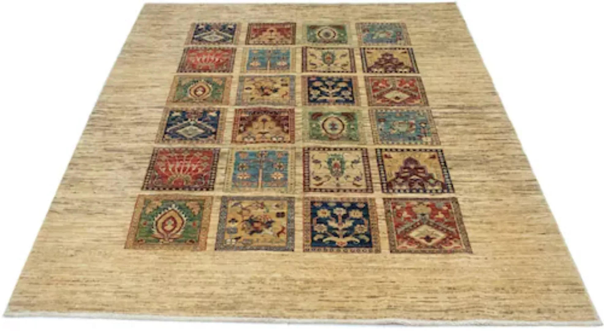 morgenland Wollteppich »Bachtiari Teppich handgeknüpft beige«, rechteckig günstig online kaufen