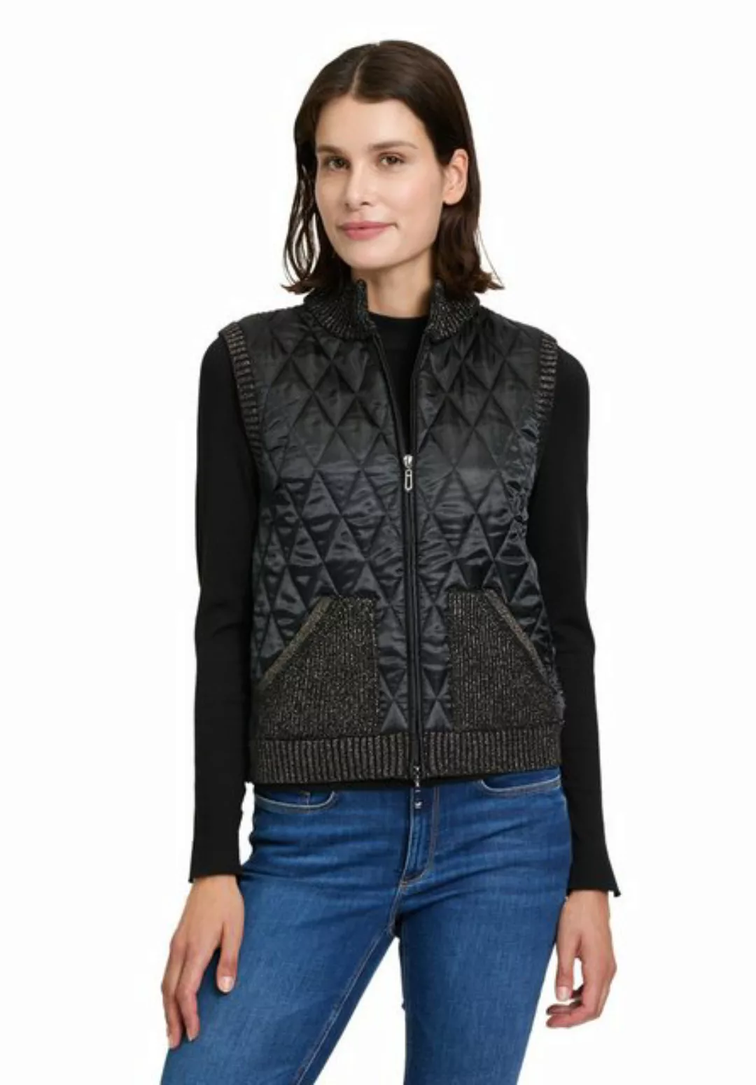 Betty Barclay Strickjacke Betty Barclay Strickweste mit Reißverschluss (1-t günstig online kaufen