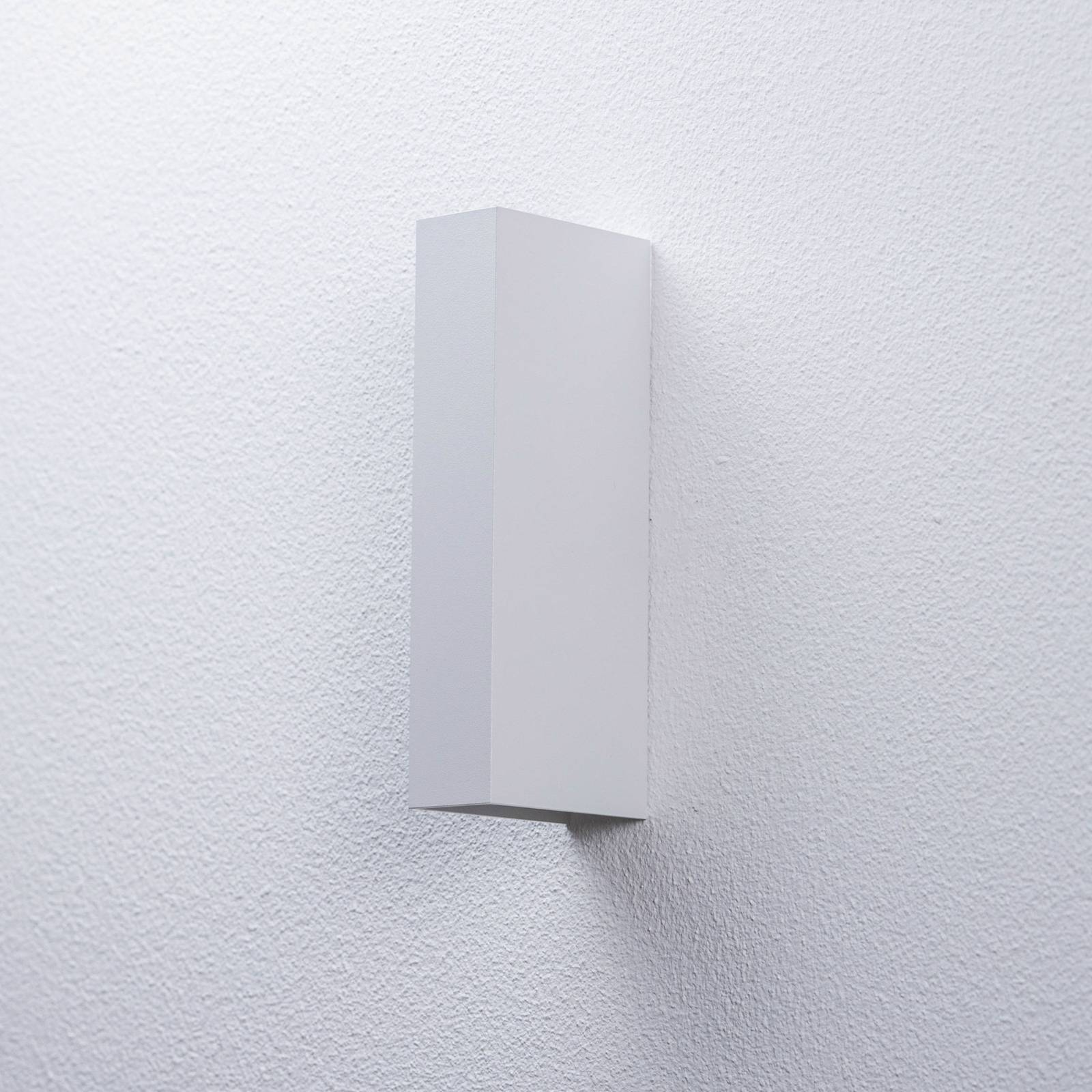 Arcchio Brinja LED-Außenwandleuchte, weiß, Aluminium, IP65 günstig online kaufen