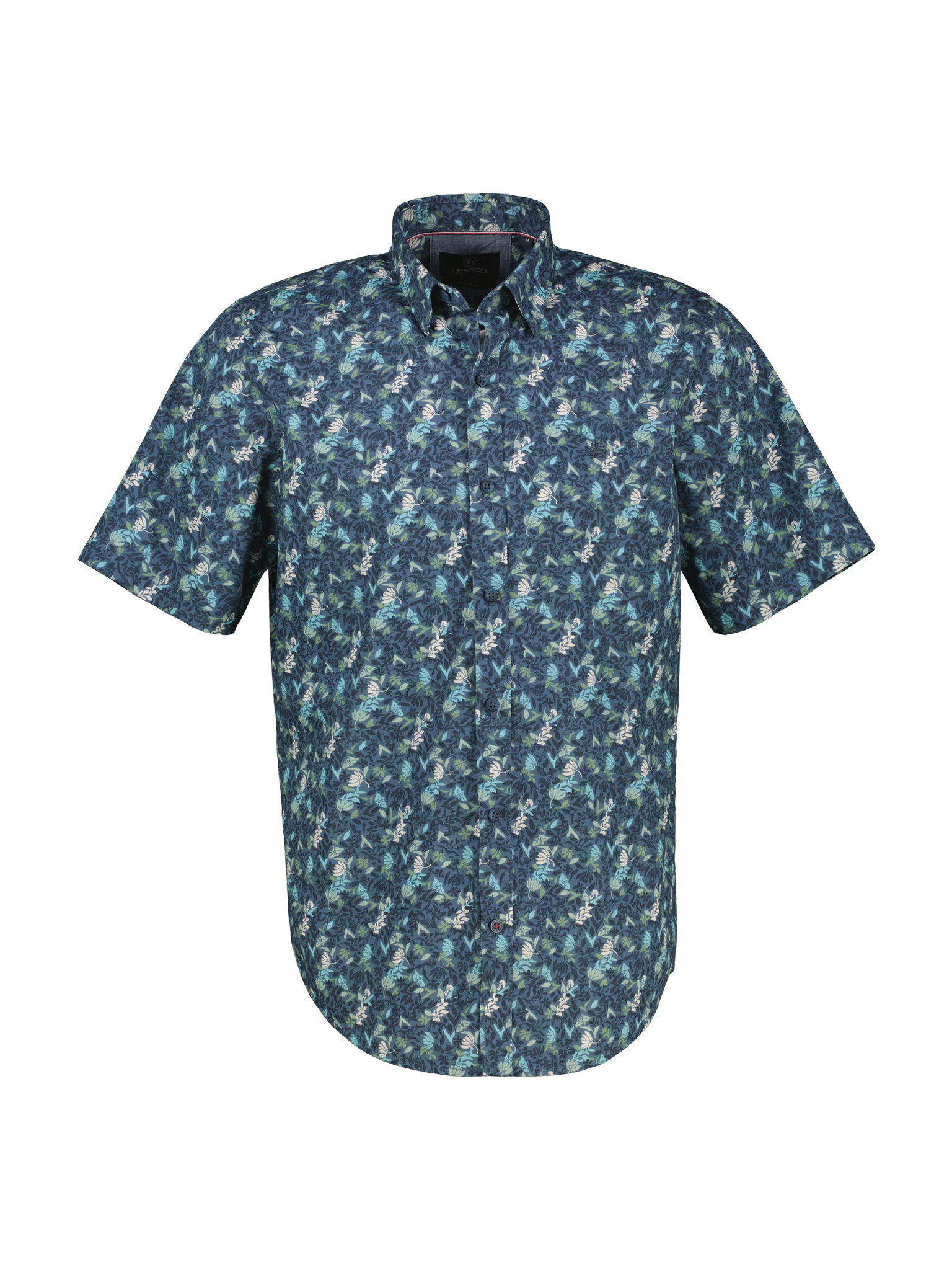 LERROS Kurzarmhemd "LERROS Herren Halbarmhemd, floral bedruckt" günstig online kaufen