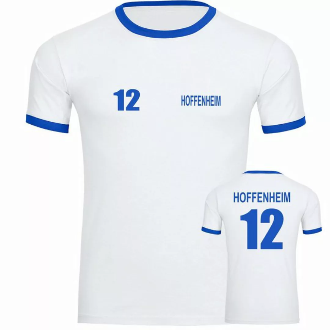 multifanshop T-Shirt Kontrast Hoffenheim - Trikot 12 - Männer günstig online kaufen