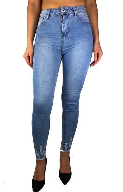 Worldclassca Skinny-fit-Jeans Worldclassca Damen Skinny Jeans high Waist Rö günstig online kaufen