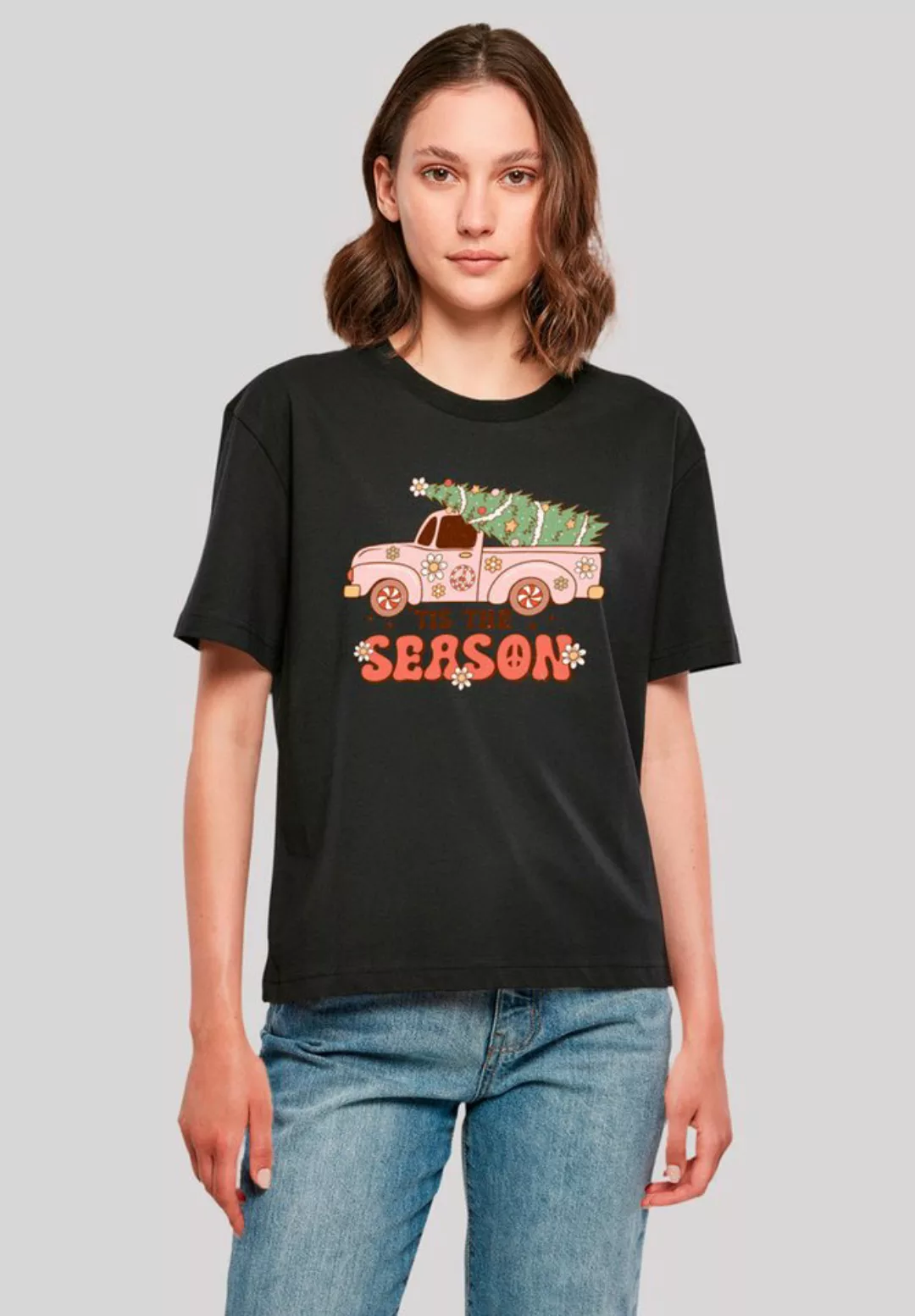 F4NT4STIC T-Shirt Tis The Season Weihnachten Drivin Home Premium Qualität, günstig online kaufen