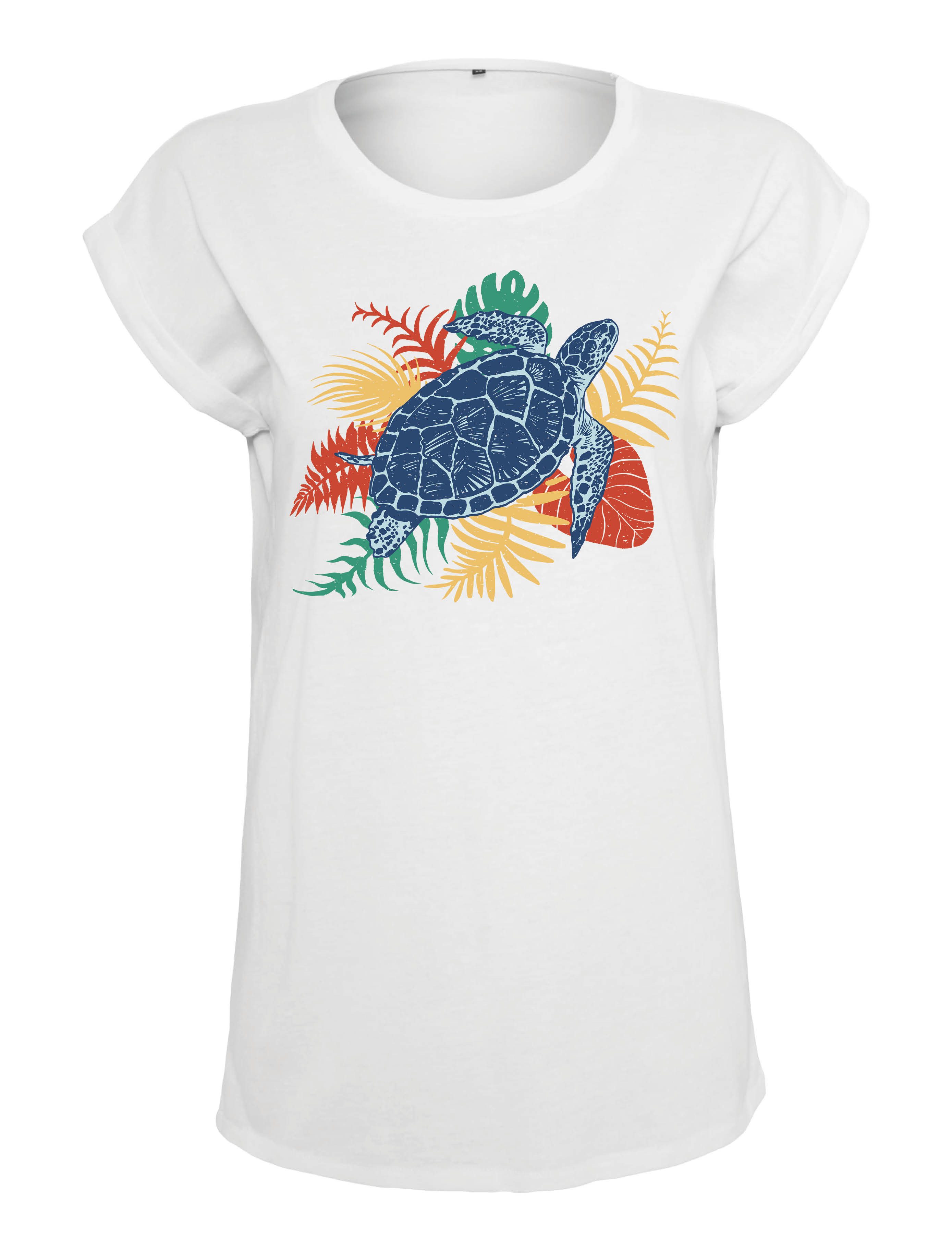 Youth Designz Print-Shirt "Bunte Schildkröte" Damen günstig online kaufen