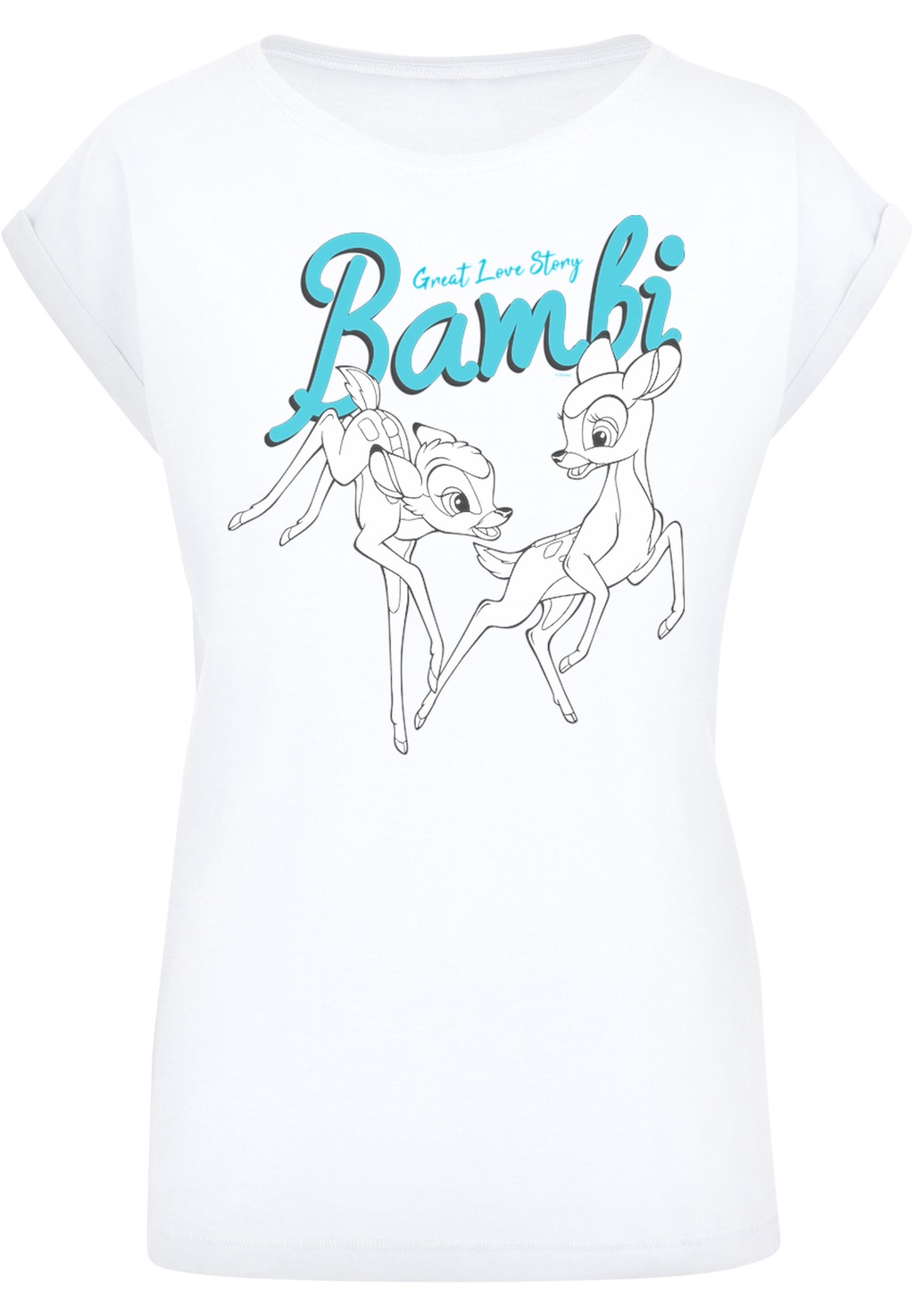 F4NT4STIC T-Shirt "Bambi Great Love Story", Damen,Premium Merch,Regular-Fit günstig online kaufen