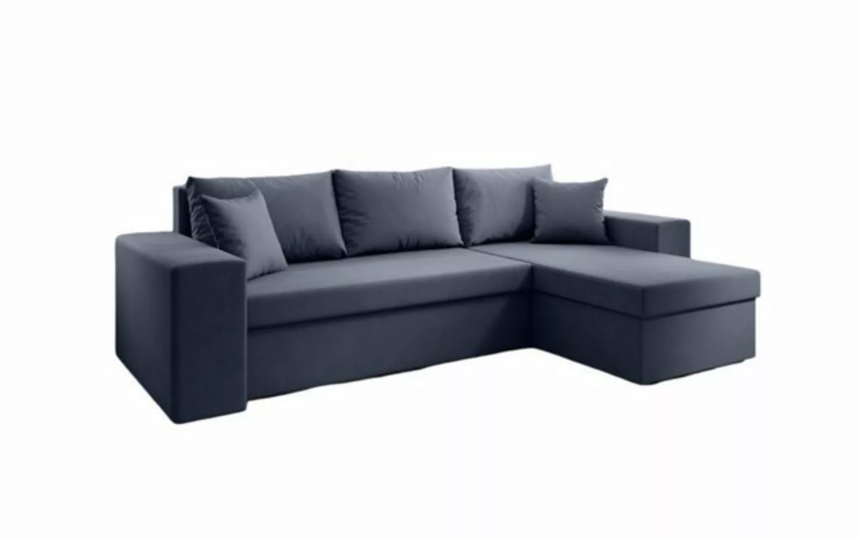 Luxusbetten24 Schlafsofa Designer Sofa Denver, mit Stauraum und Schlaffunkt günstig online kaufen