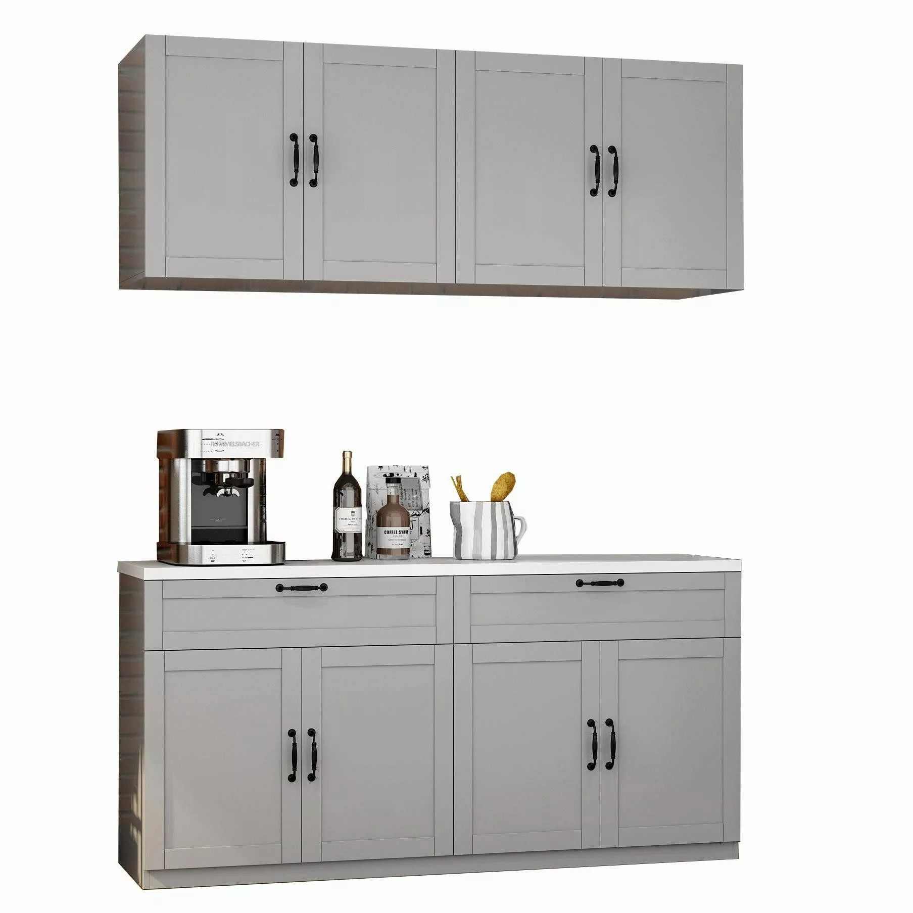 FUFU&GAGA Küchenbuffet Küchenschrank, 160*44*80cm günstig online kaufen