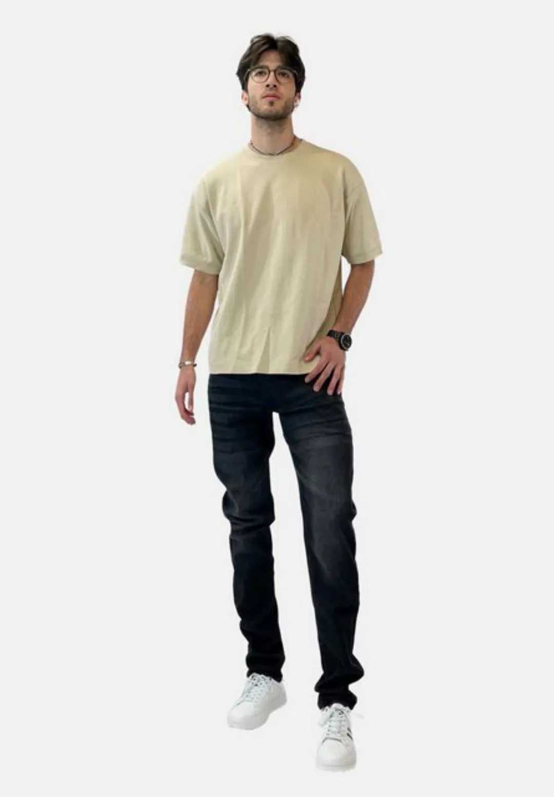 Elara Slim-fit-Jeans Elara Herren Jeans Slim Fit Hose Denim Stretch (1-tlg) günstig online kaufen