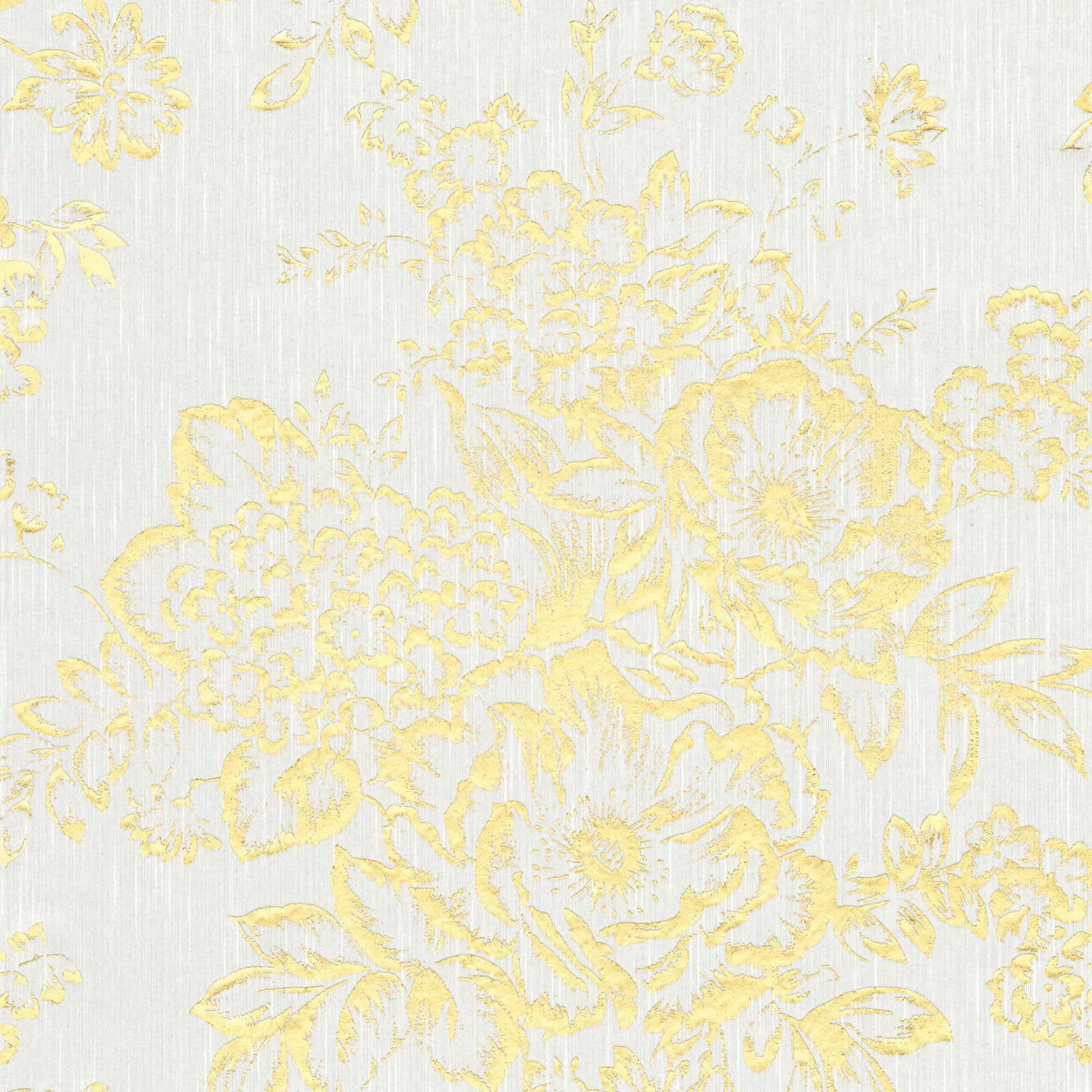 Tadessi Tapete Blumen Florentin M1 No 2163 Vliestapete Gold Weiß Floral Abs günstig online kaufen