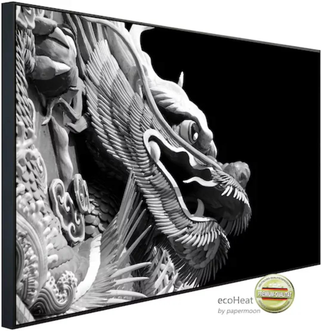 Papermoon Infrarotheizung »Chinesischer Drache Schwarz & Weiß«, sehr angene günstig online kaufen