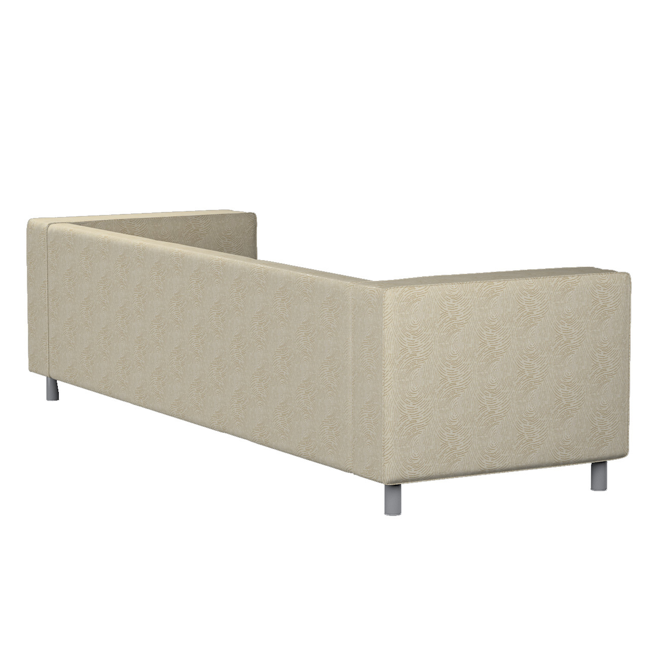 Bezug für Klippan 4-Sitzer Sofa, beige-golden, Bezug für Klippan 4-Sitzer, günstig online kaufen