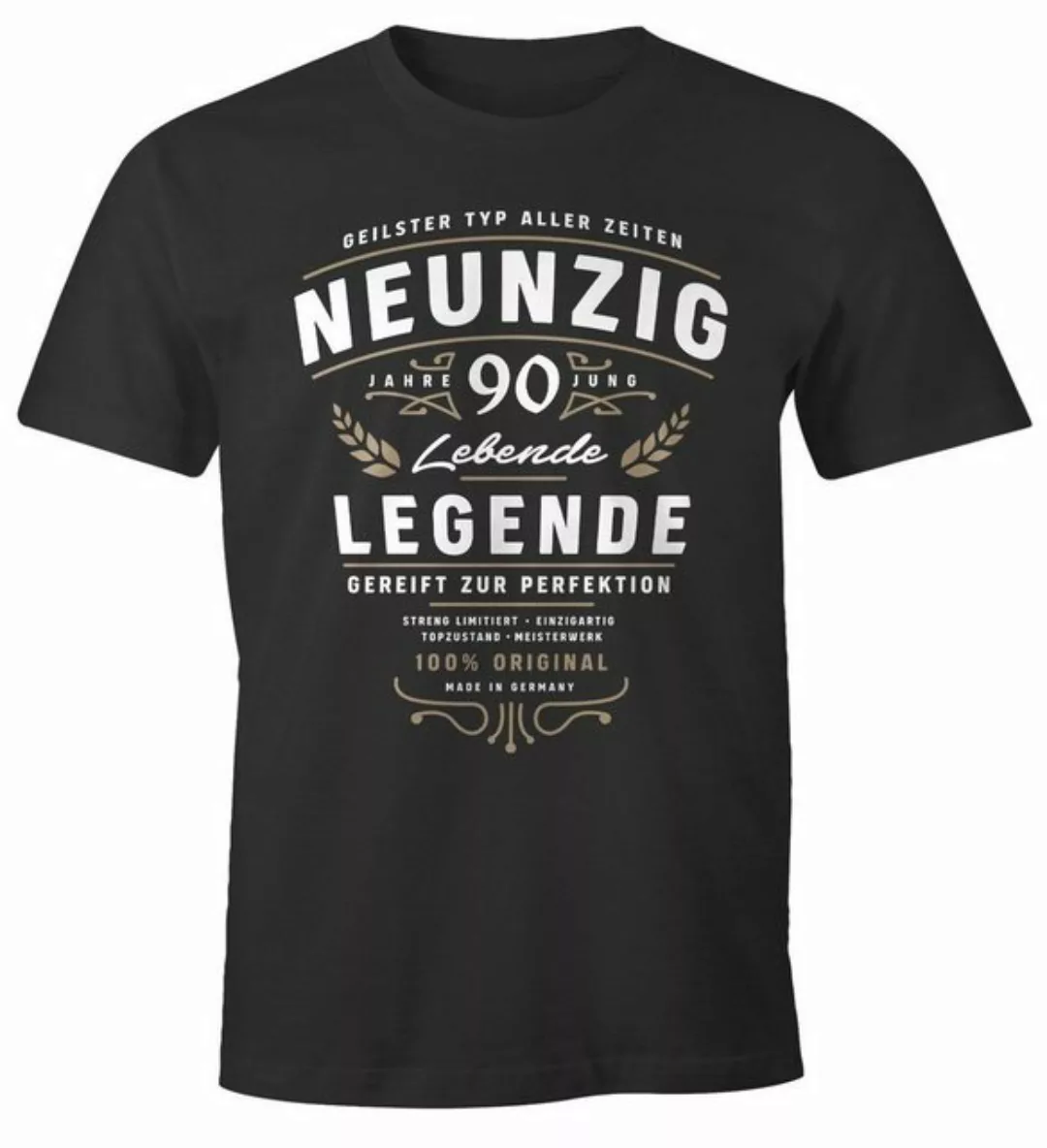 MoonWorks Print-Shirt Herren T-Shirt Geburtstag Geschenk für Männer Lebende günstig online kaufen