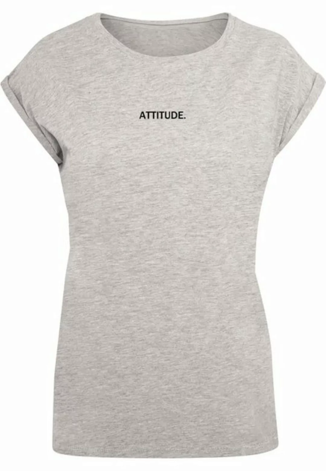 Merchcode T-Shirt Merchcode Damen Ladies Attitude Extended Shoulder Tee (1- günstig online kaufen