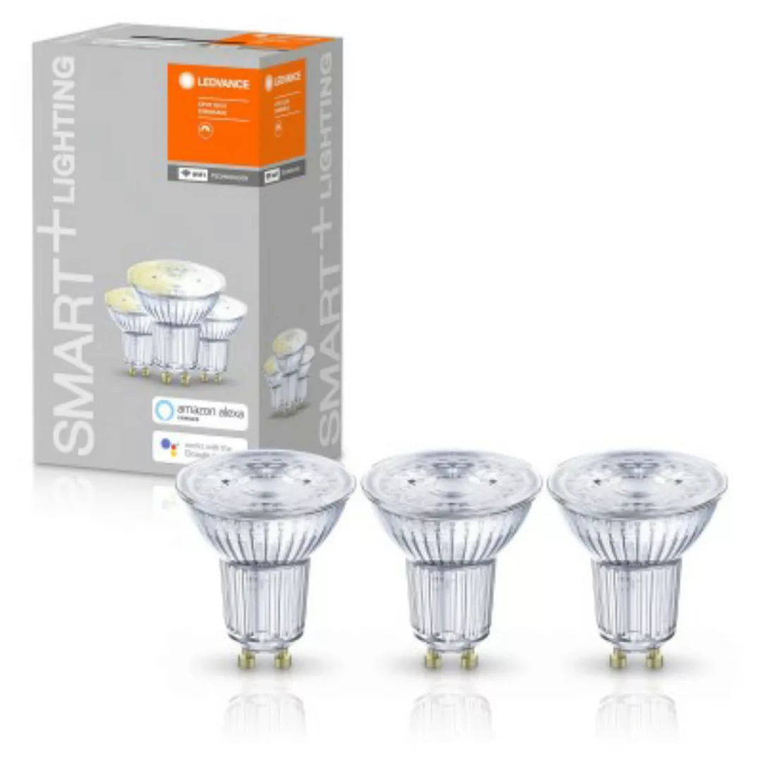LEDVANCE SMART+ WiFi GU10-Reflektor 4,9W 827 3er günstig online kaufen