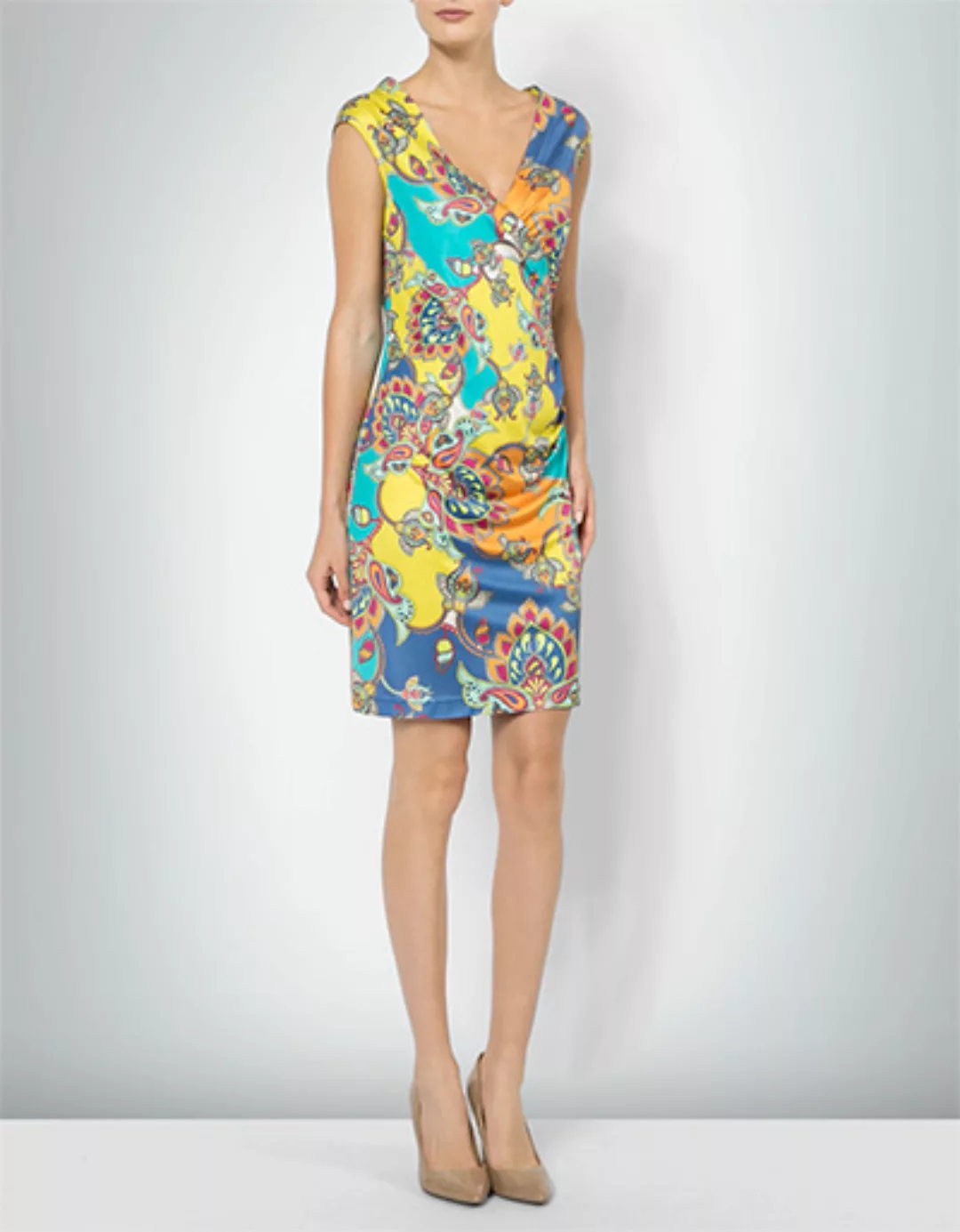 joyce & girls Damen Kleid 1031/paisley blue günstig online kaufen