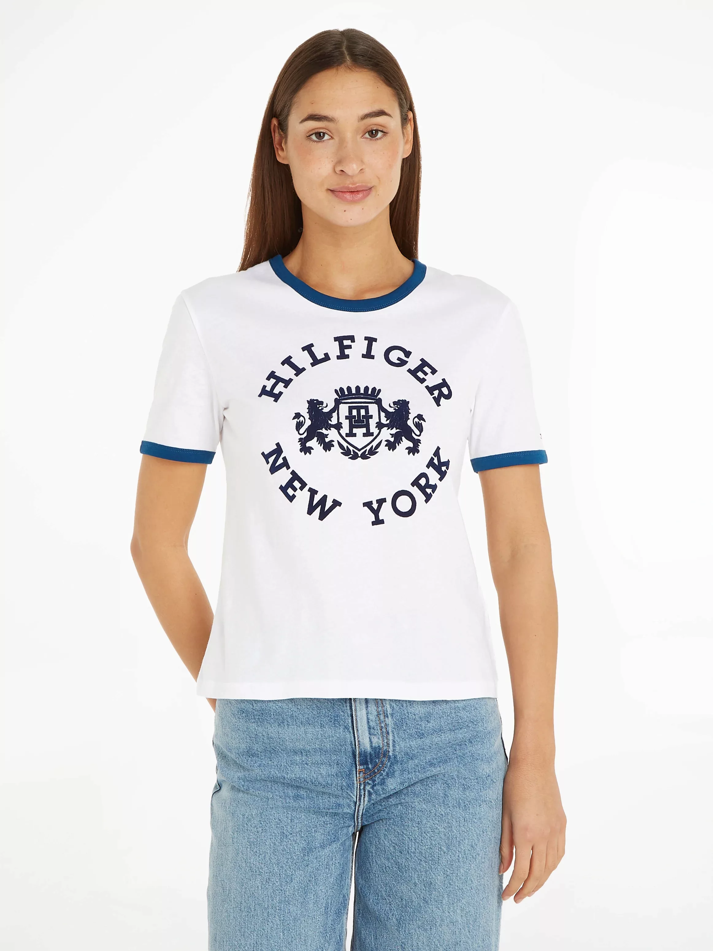 Tommy Hilfiger T-Shirt mit großem Markenlogo günstig online kaufen