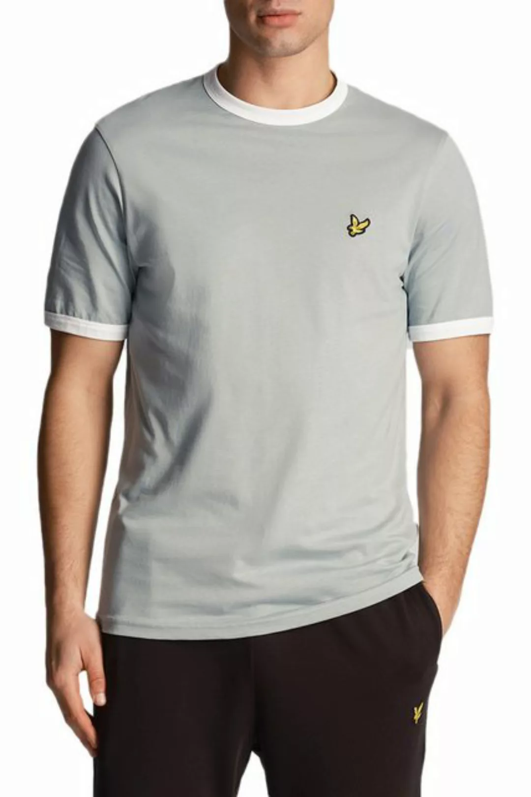 Lyle & Scott T-Shirt Herren, 100% Baumwolle, Mit Kontrastdetails günstig online kaufen