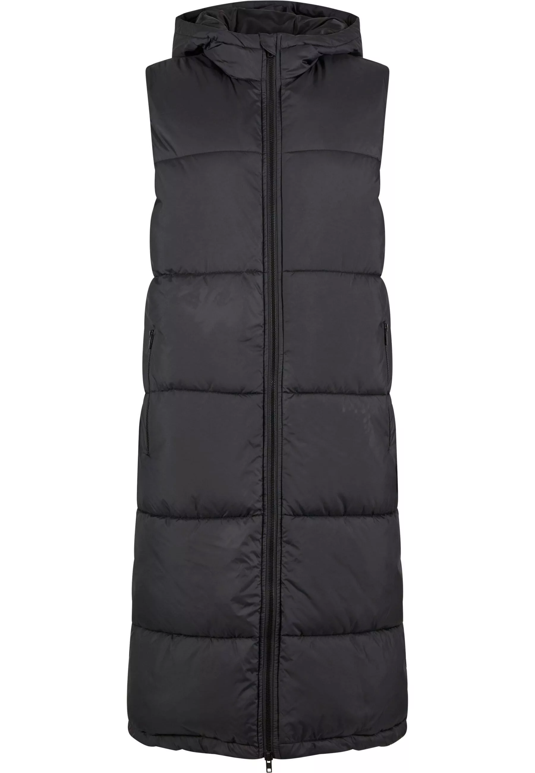 URBAN CLASSICS Steppweste "Urban Classics Ladies Long Hooded Puffer Vest" günstig online kaufen