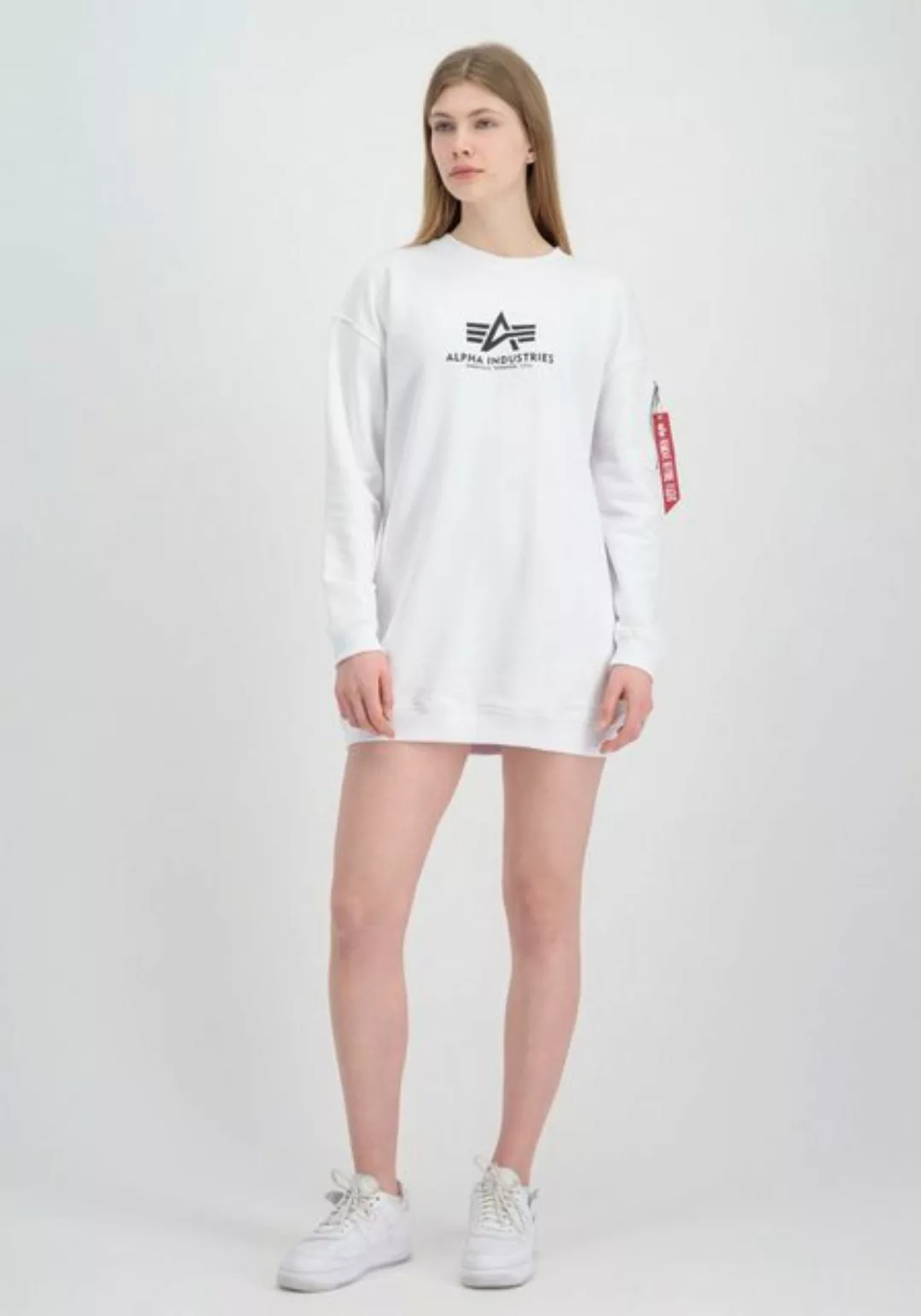 Alpha Industries Sweater "ALPHA INDUSTRIES Women - Sweatshirts Basic Long S günstig online kaufen