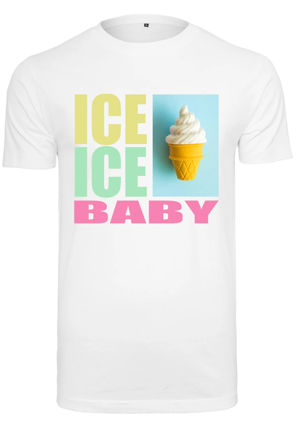 MisterTee Kurzarmshirt "MisterTee Herren Ice Ice Baby Tee" günstig online kaufen