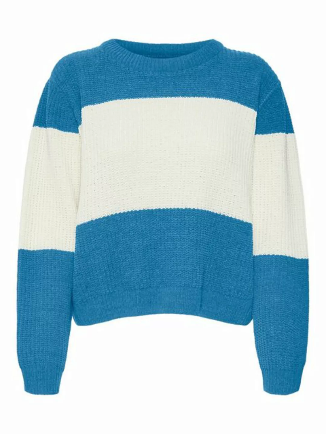 Vero Moda Rundhalspullover "VMAGATE BLOCK LS O-NECK PULLOVER ENT", Colorblo günstig online kaufen