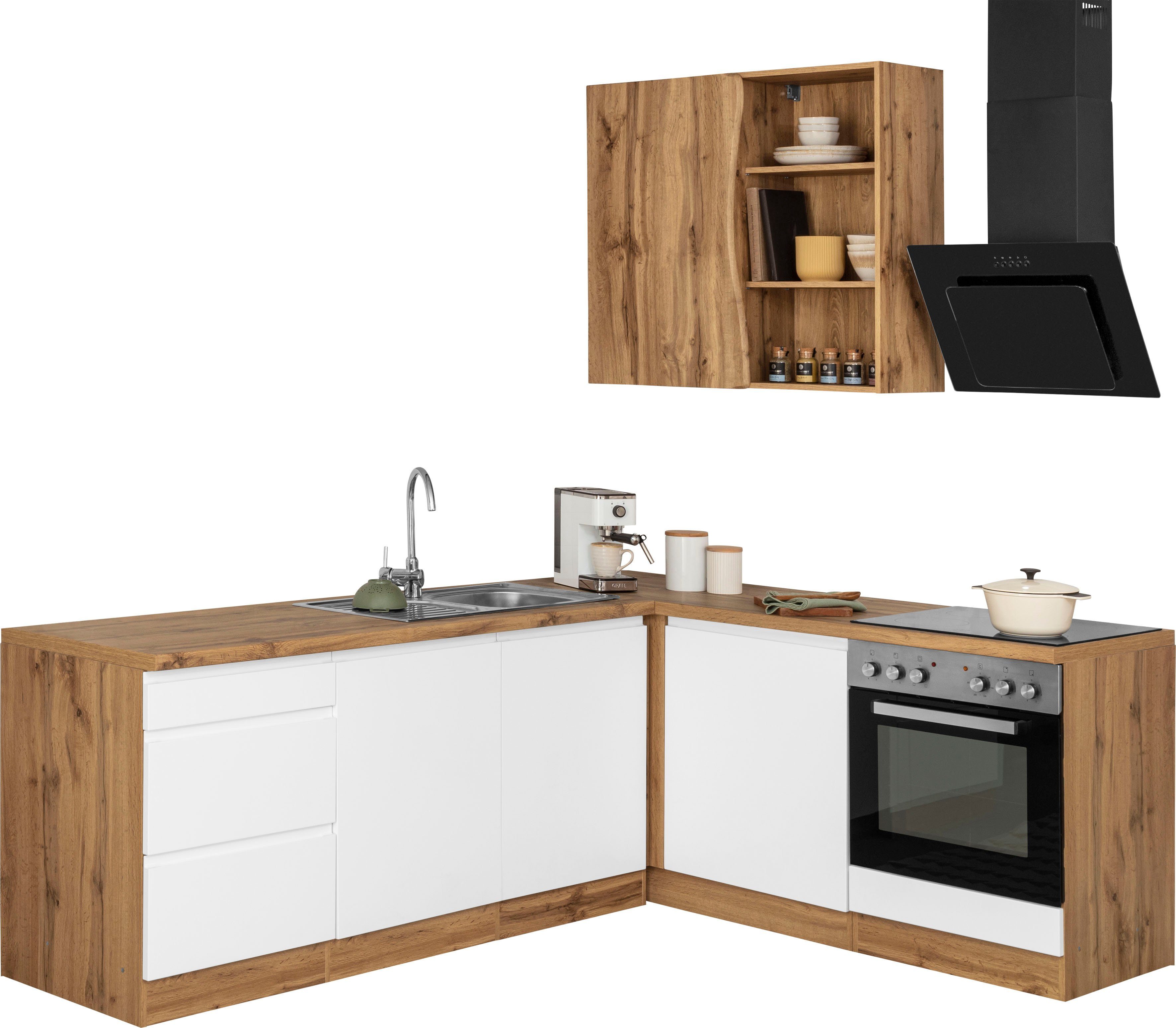KOCHSTATION Winkelküche "KS-Bruneck", Stellbreite 240/180 cm breit, wahlwei günstig online kaufen