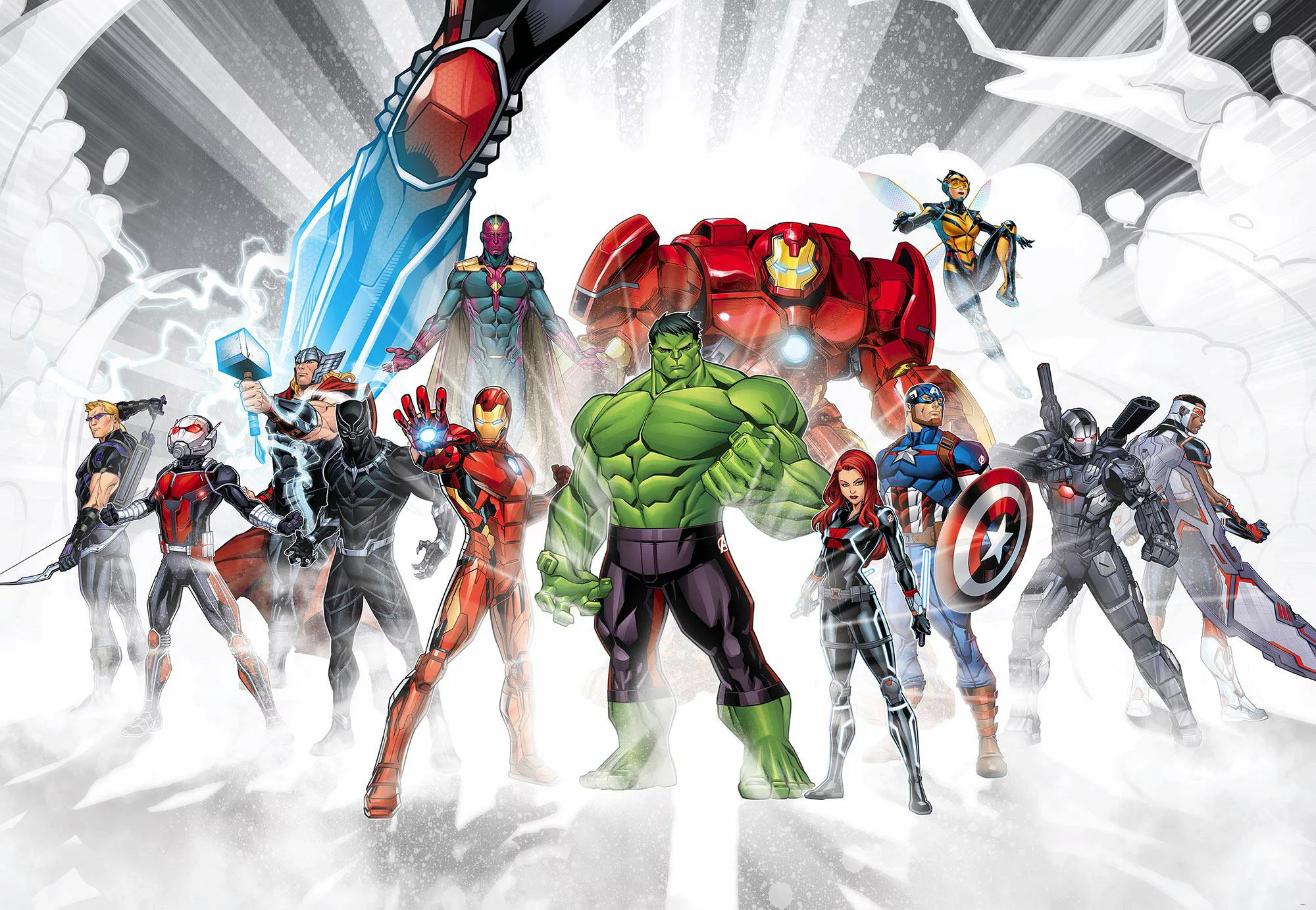 Fototapete Avengers Unite 8-4032 bunt B/H: ca. 368x254 cm günstig online kaufen