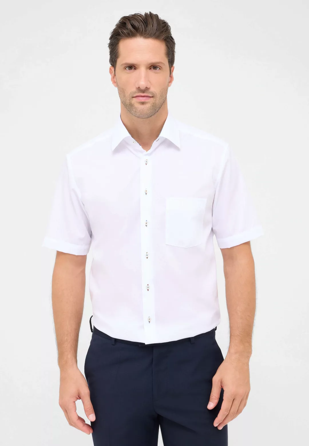 Eterna Kurzarmhemd "MODERN FIT", NON IRON (bügelfrei) günstig online kaufen