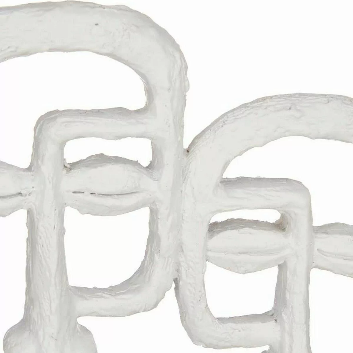 Deko-figur Gesicht Weiß Polyesterharz (27 X 32,5 X 10,5 Cm) günstig online kaufen