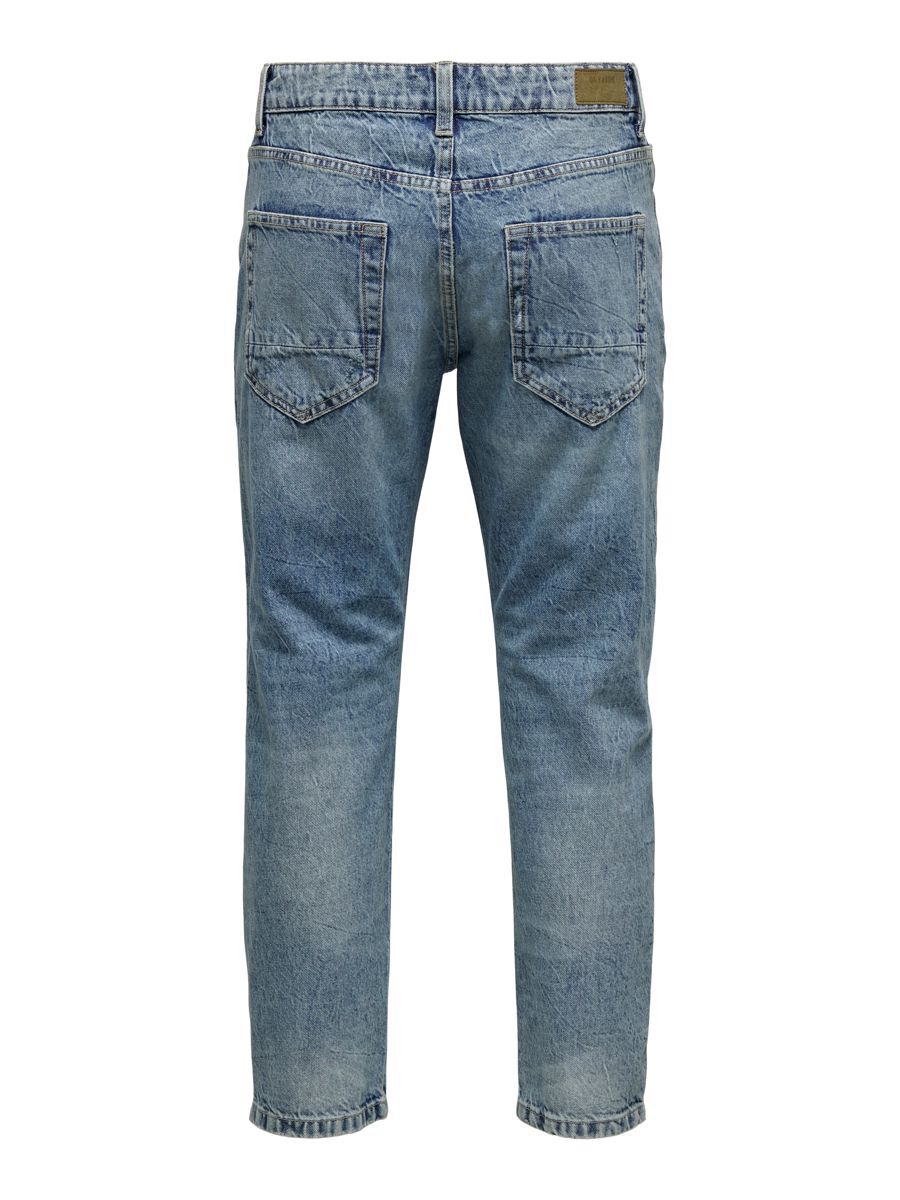 ONSAVI BEAM BLUE DEST CROPPED JEANS günstig online kaufen