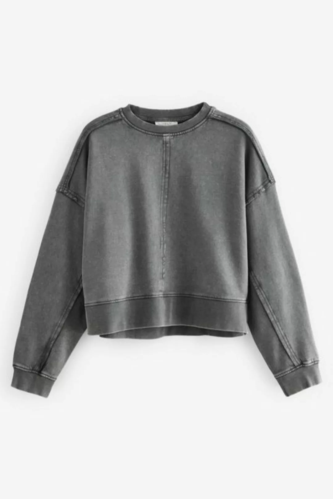 Next Sweatshirt Rundhals-Sweatshirt mit sichtbaren Nähten (1-tlg) günstig online kaufen