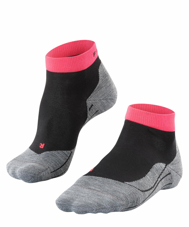 FALKE RU4 Short Damen Laufsocken, 35-36, Schwarz, Baumwolle, 16706-304801 günstig online kaufen