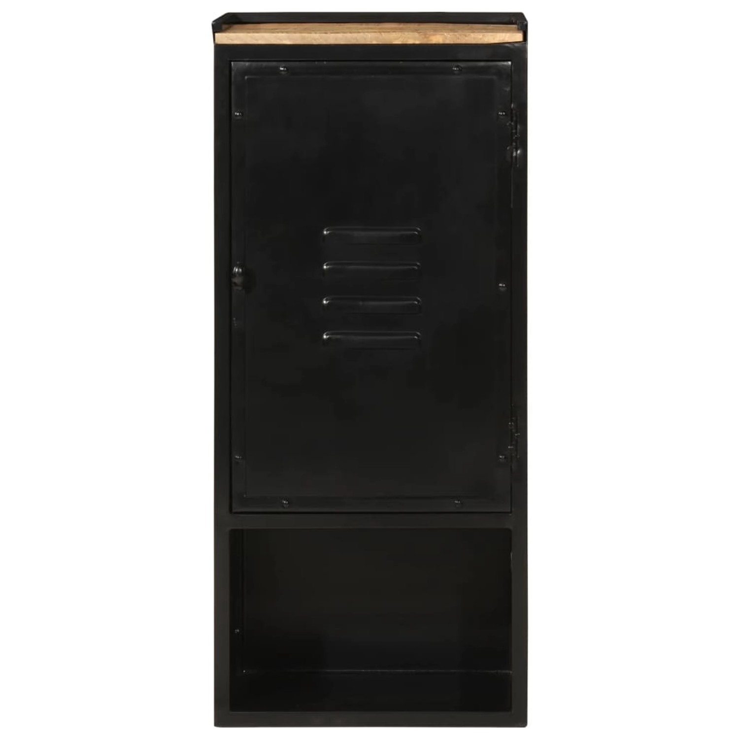 vidaXL Badschrank 40x27x90 cm Eisen und Massivholz Mango Modell 1 günstig online kaufen