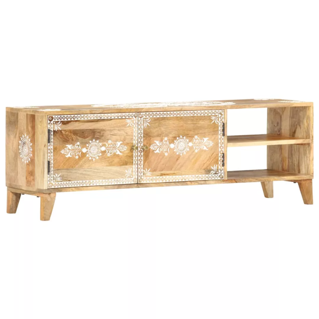 Tv-schrank 120 X 30 X 40 Cm Massivholz Mango günstig online kaufen