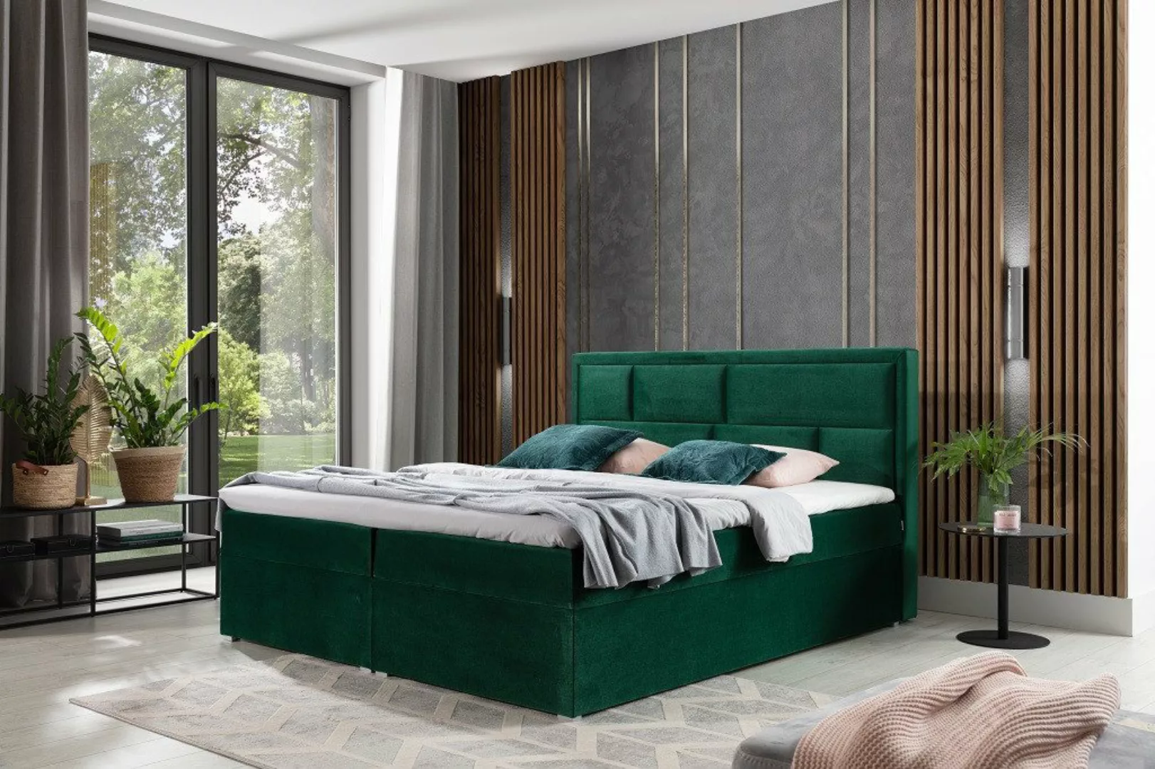 ALTDECOR Boxspringbett SOFIO (H3 Matratze Bonellfederung, Topper, Kopfteil, günstig online kaufen