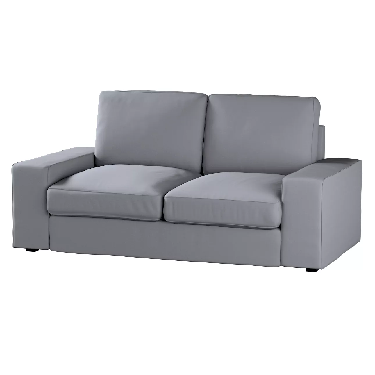 Bezug für Kivik 2-Sitzer Sofa, grau, Bezug für Sofa Kivik 2-Sitzer, Cotton günstig online kaufen