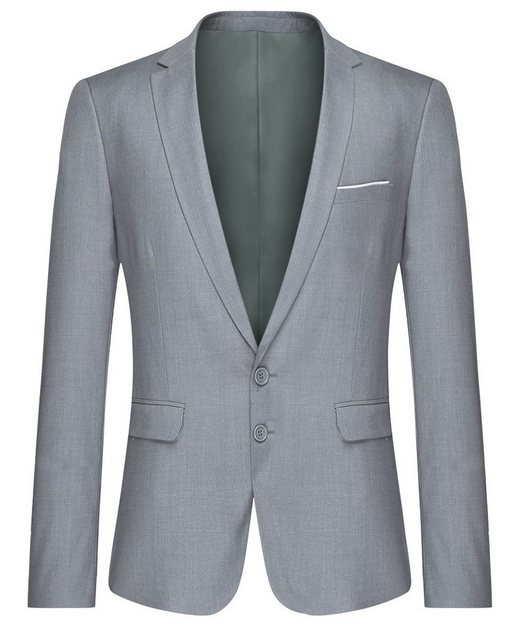 Allthemen Anzugsakko Herren 1 Knopf Blazer mit klassischem Reverskragen günstig online kaufen