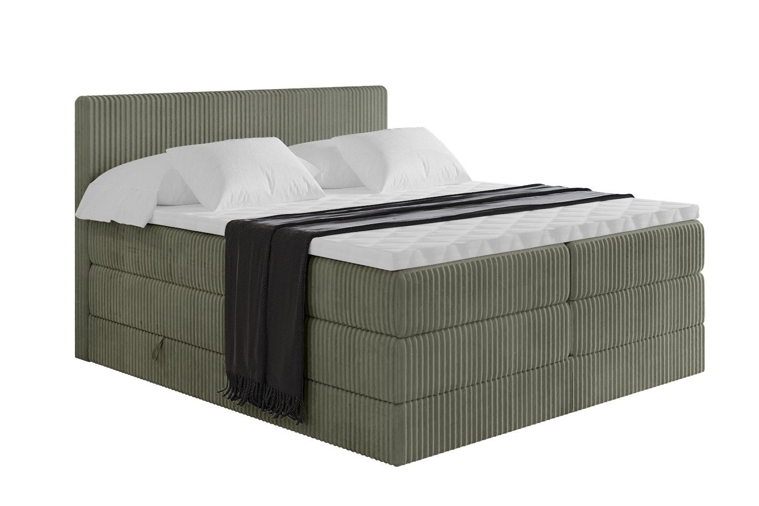 ALTDECOR Boxspringbett TOLO KING (Multipocket-Matratze H4, günstig online kaufen