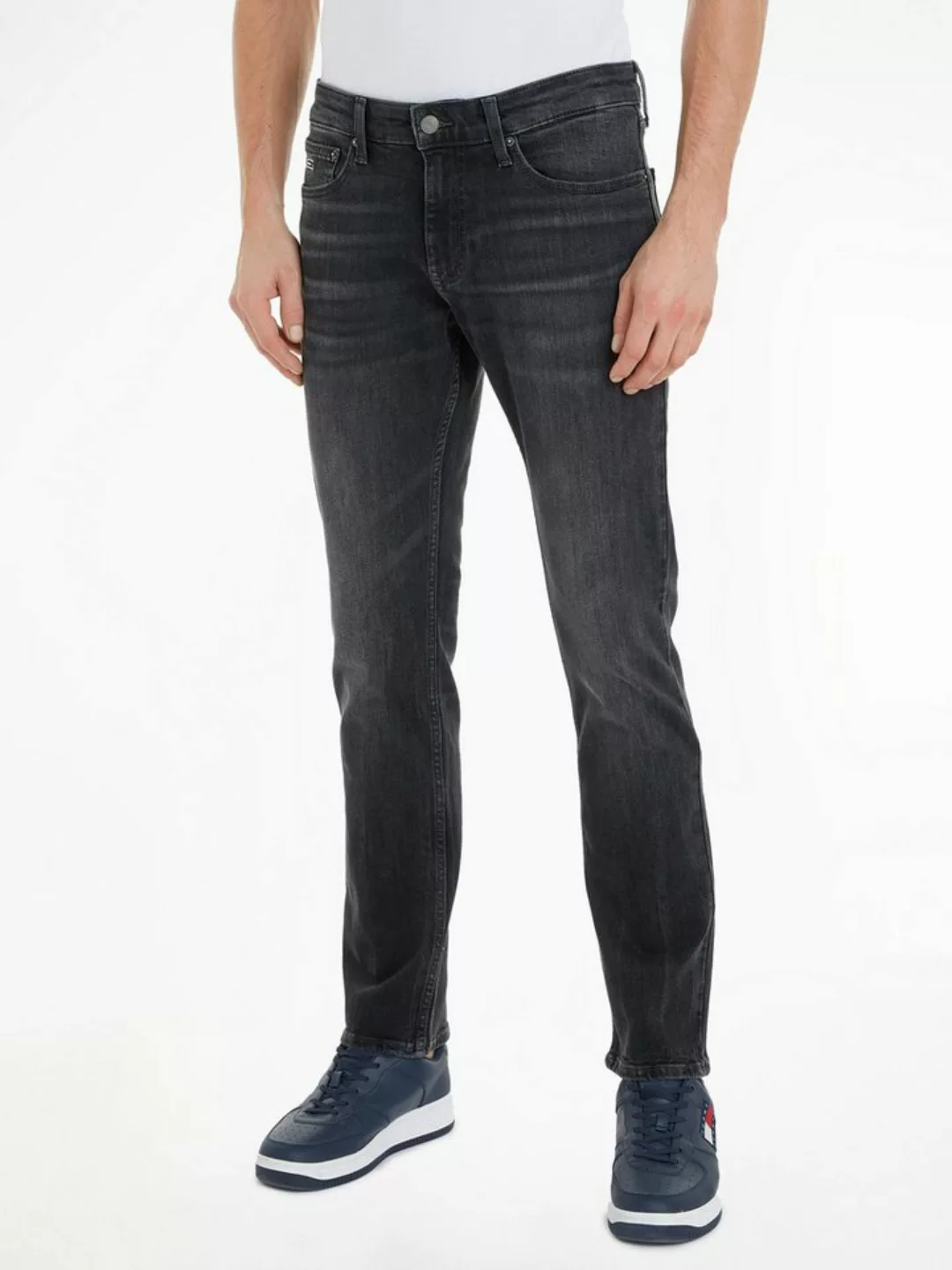 Tommy Jeans Slim-fit-Jeans SCANTON SLIM mit Logoprägung günstig online kaufen