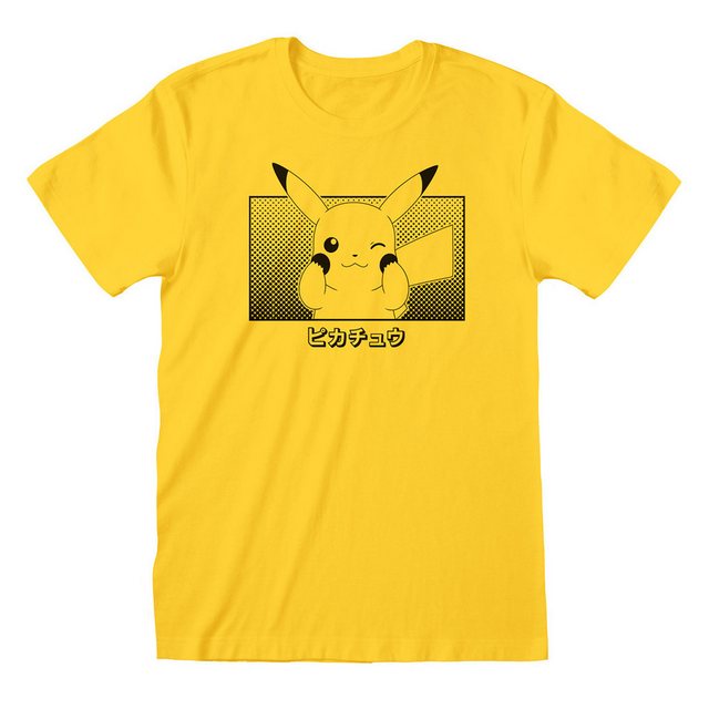 POKÉMON T-Shirt Pikachu Katakana günstig online kaufen
